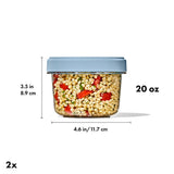Twist & Stack Container (20 oz) – 2-Pack Q5