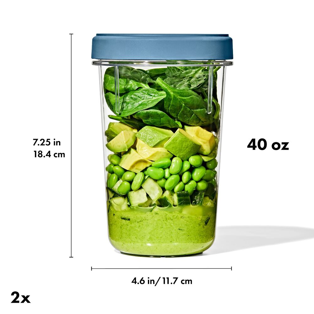 Twist & Stack Container (40 oz) - 2-Pack N5