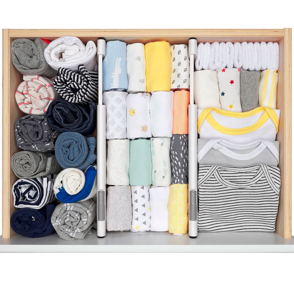 OXO TOT Expandable Dresser Drawer Divider - 4 Pack T1