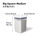 POP Container - Big Square Medium (4.4 Qt/4.2 L) A0