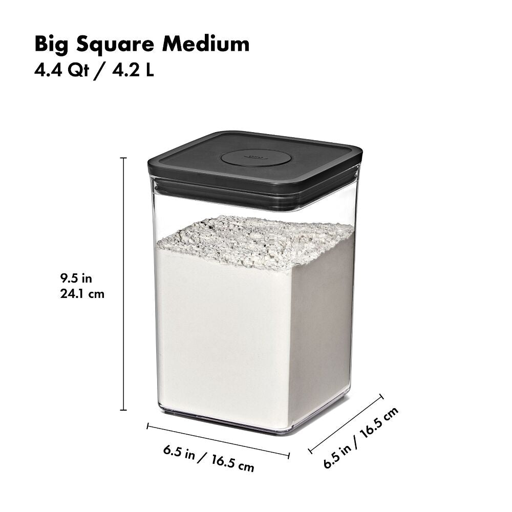 POP Container - Big Square Medium (4.4 Qt/4.2 L) T7