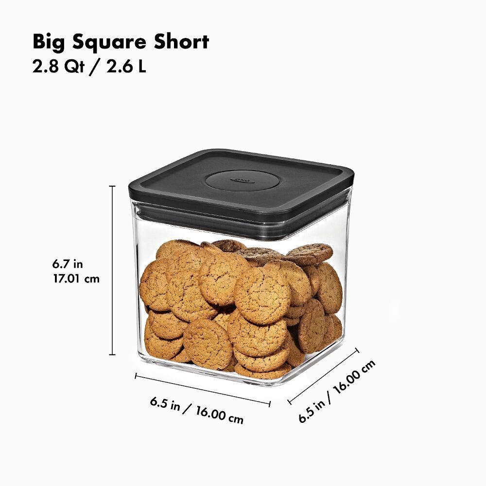POP Container - Big Square Short (2.8 Qt/2.6 L) Z0