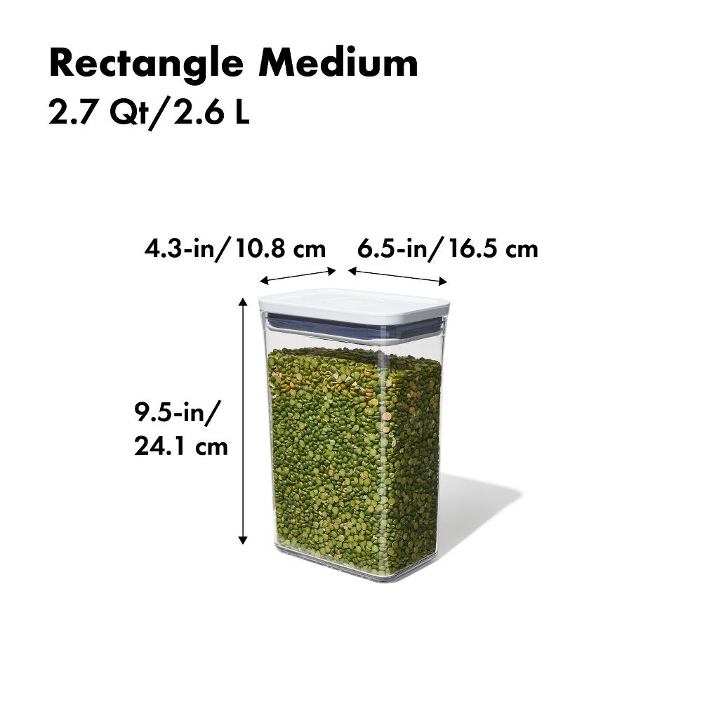 POP Container - Rectangle Medium (2.7 Qt/2.6 L) B7