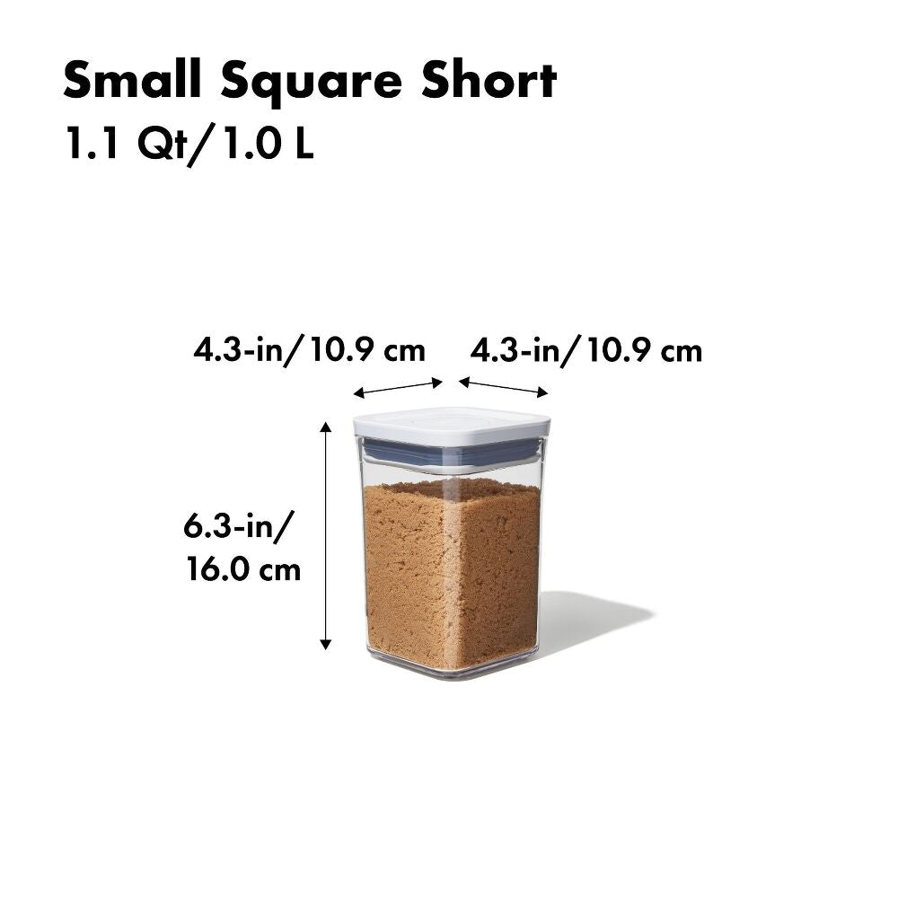 POP Container - Small Square Short (1.1 Qt/1.0 L) P7