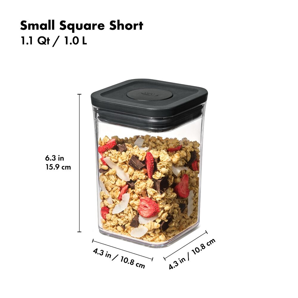 POP Container - Small Square Short (1.1 Qt/1.0 L) P7