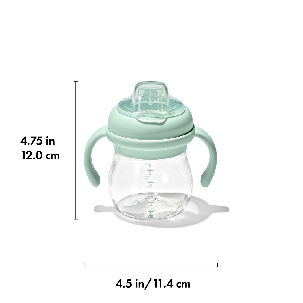 Transitions 6 Oz Soft Spout Sippy Cup with Removable Handles U5