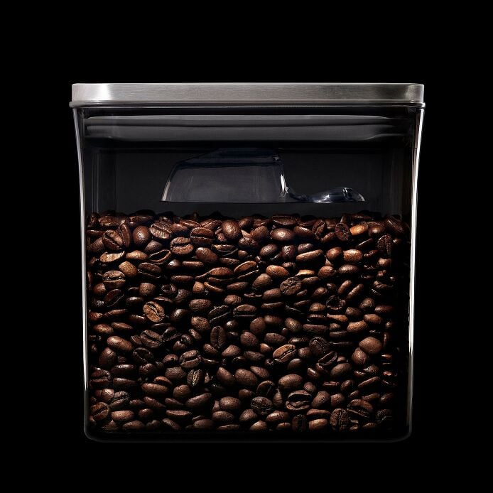 Steel Coffee POP Container (1.7 Qt) with Scoop W6