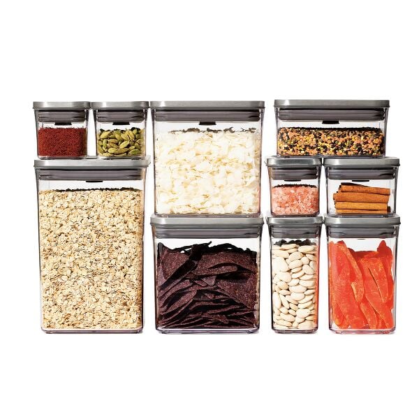 Steel 12-Piece POP Container Set G9