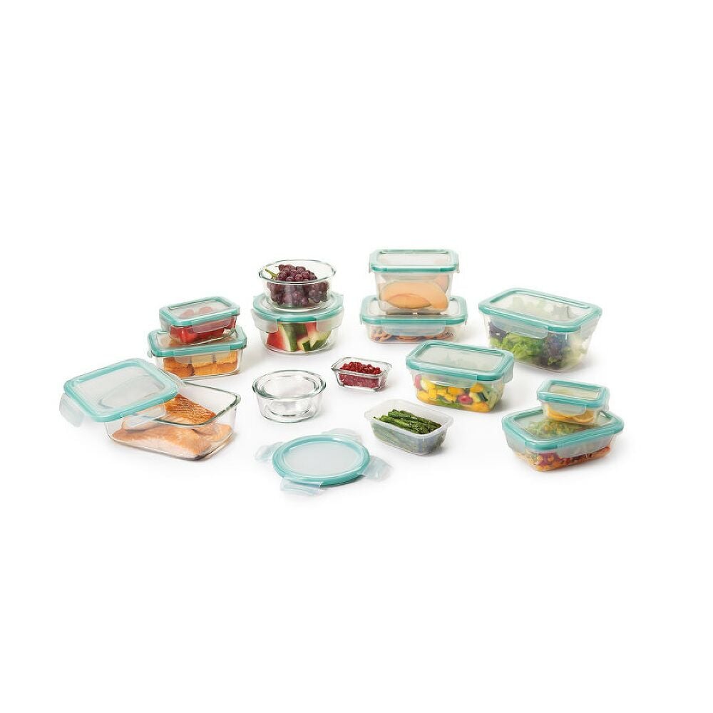 OXO Good Grips 30 Piece Smart Seal Glass & Plastic Container Set M6