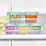 12-Piece Baby Blocks Food Storage Container Set - Opal F8