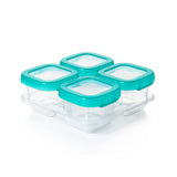 6 oz Baby Blocks™ Plastic Freezer Storage Containers - Tot Teal V8