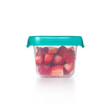 6 oz Baby Blocks™ Plastic Freezer Storage Containers - Tot Teal B8