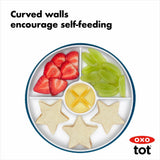 Stick & Stay Suction Divided Plate N6