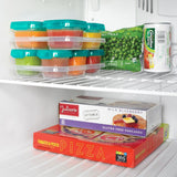 12-Piece Baby Blocks™ Plastic Freezer Storage Container Set - Tot Teal A2