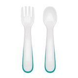 On-the-Go Plastic Fork and Spoon Set with Travel Case S7