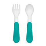 On-the-Go Plastic Fork and Spoon Set with Travel Case S7