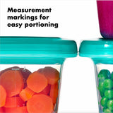 4 oz Baby Blocks™ Silicone Freezer Storage Containers - Tot Teal S5