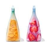 Tot Silicone Reusable Bag - 2-Piece Stand-Up Cup Set Z0