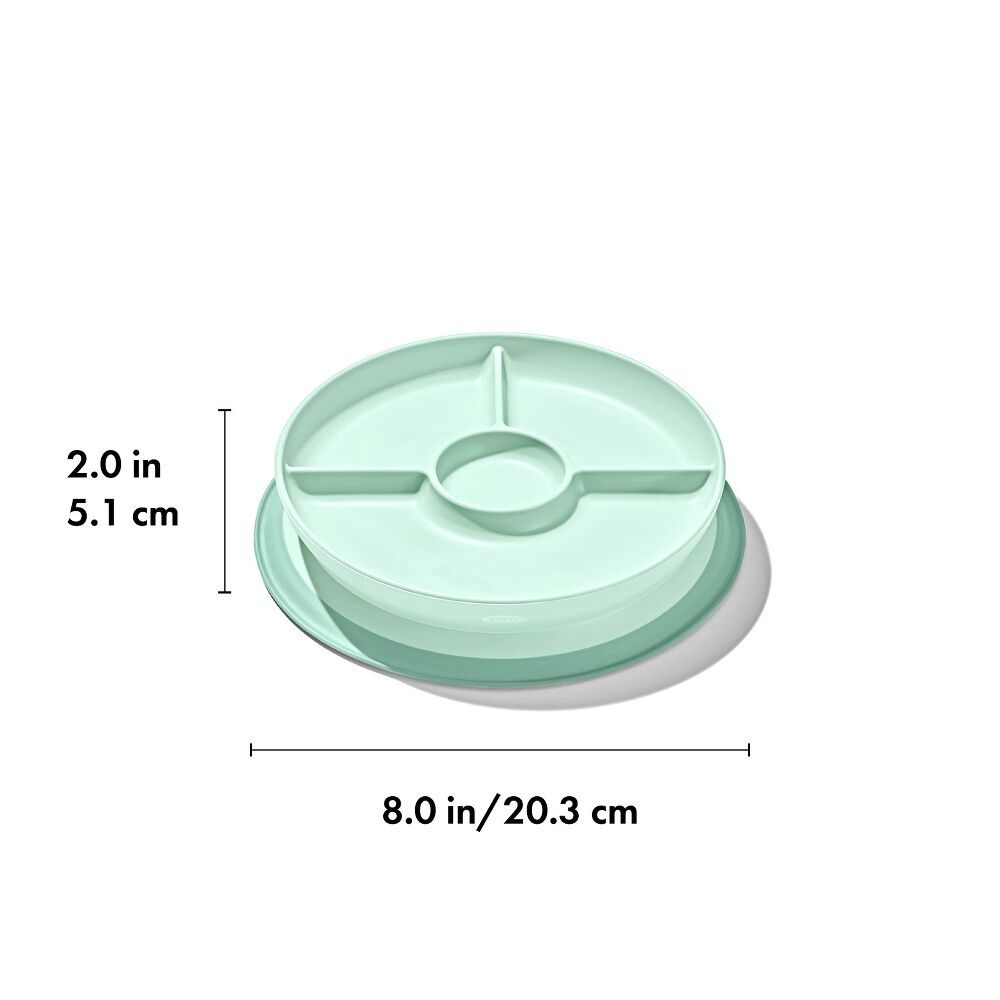 Stick & Stay Suction Divided Plate V7