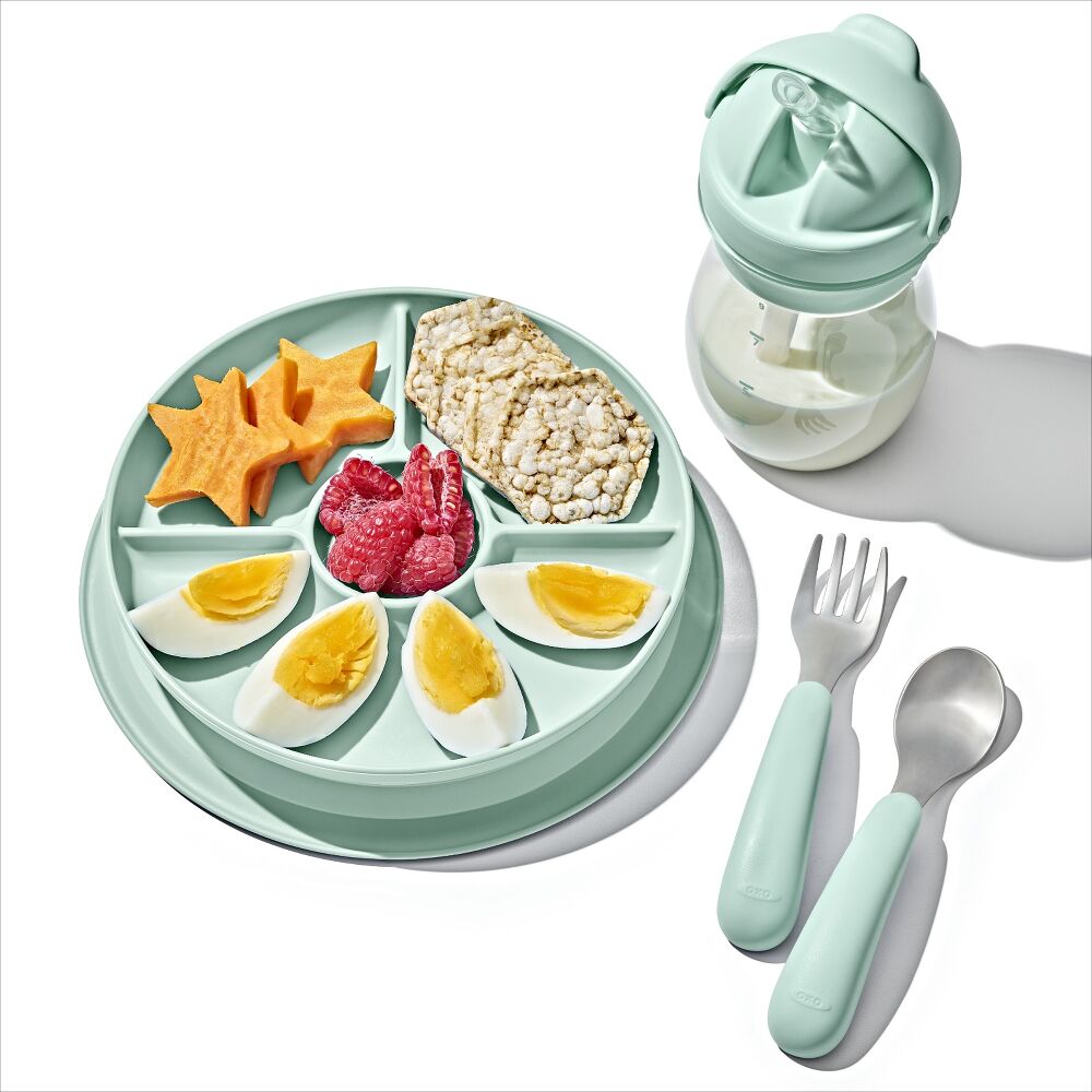 Stick & Stay Suction Divided Plate V7