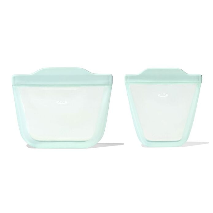 Tot Silicone Reusable Bag - 2-Piece Stand-Up Cup Set Z0