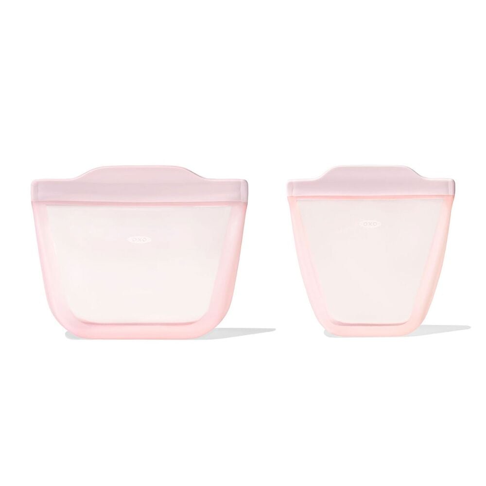 Tot Silicone Reusable Bag - 2-Piece Stand-Up Cup Set Z0