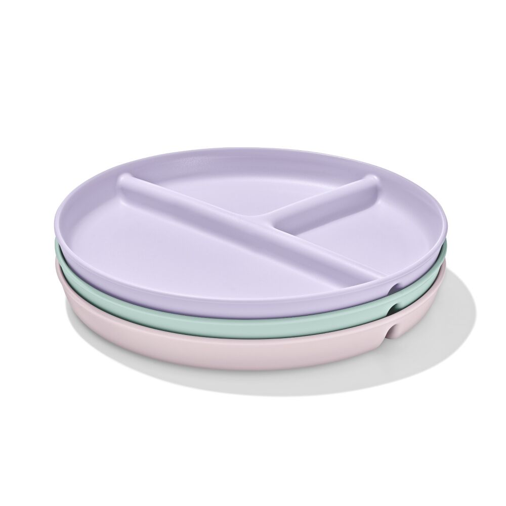 Stackable Divided Plates Set - 3 Pack A7