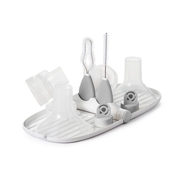 Breast Pump Parts Drying Rack with Detail Brushes I9