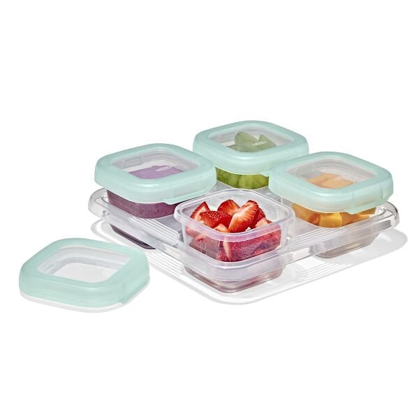 Baby Blocks Food Storage Containers (4 oz) - Opal I4