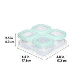 Baby Blocks Food Storage Containers (4 oz) - Opal I4