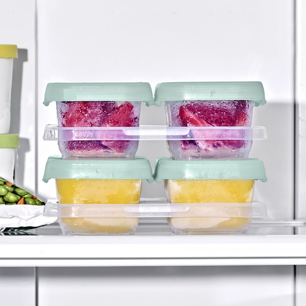 Baby Blocks Food Storage Containers (4 oz) - Opal I0