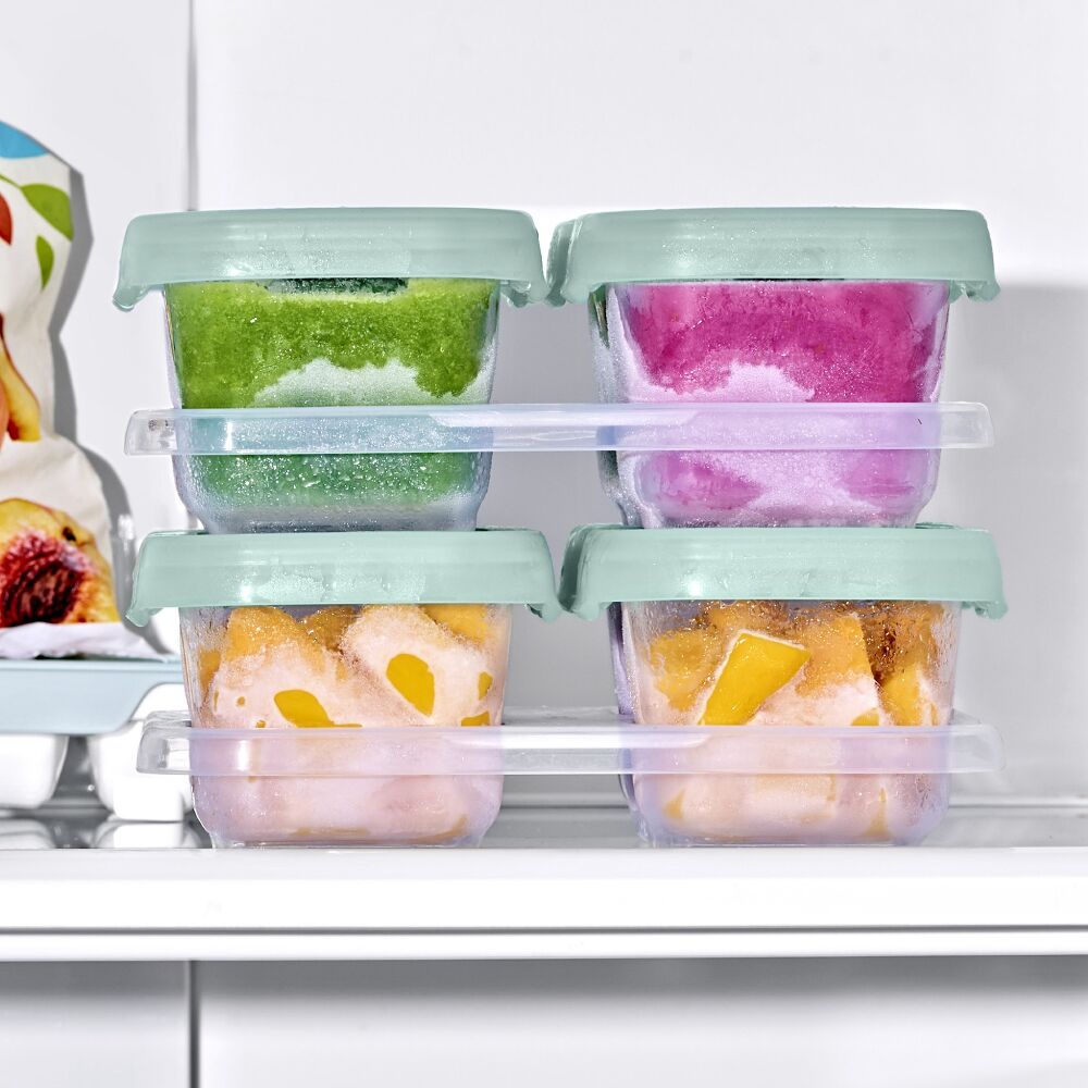Baby Blocks Food Storage Containers (6 oz) - Opal I9