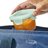 Glass Baby Blocks Food Storage Containers (4 oz) - Opal N1