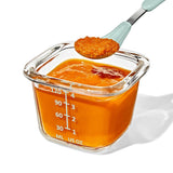 Glass Baby Blocks Food Storage Containers (4 oz) - Opal N1