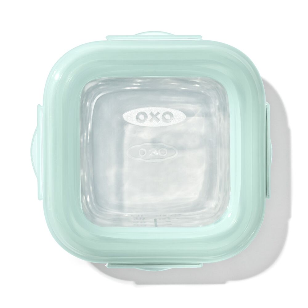 Glass Baby Blocks Food Storage Containers (4 oz) - Opal N1