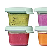 Silicone Baby Blocks Food Storage Containers (4 oz) - Opal X0