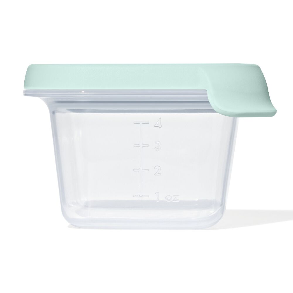 Silicone Baby Blocks Food Storage Containers (4 oz) - Opal X0