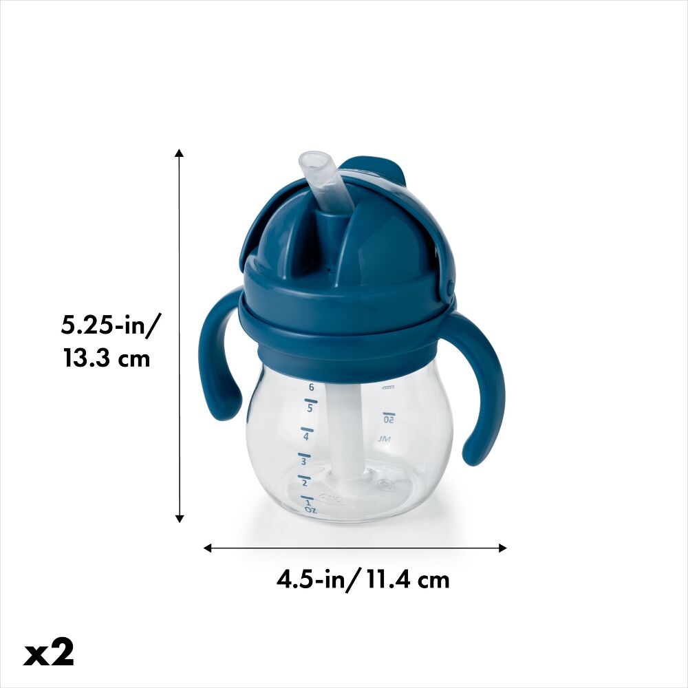 Transitions 6 Oz Straw Cup with Handles Set S1